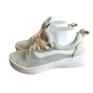 Vans UltraRange Rapidweld Sneakers Low Top Walking Shoes Green White Womens 7